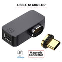 TECPHILE- Magnetic Type-C to Mini Display Port Adapter Coverter - 6