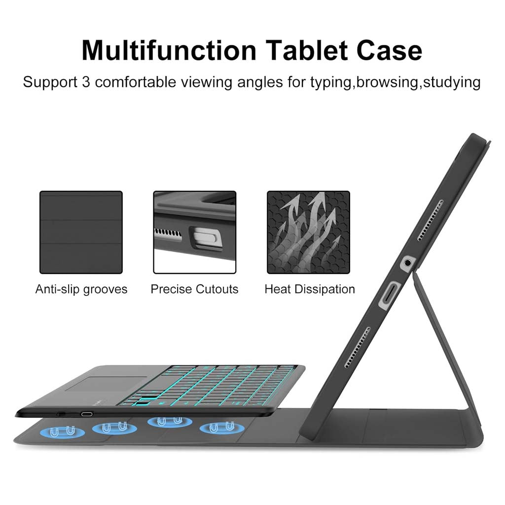RM121 Keyboard Case for Xiaomi Redmi Pad 2 Pro, Redmi Pad Pro 12.1-inch