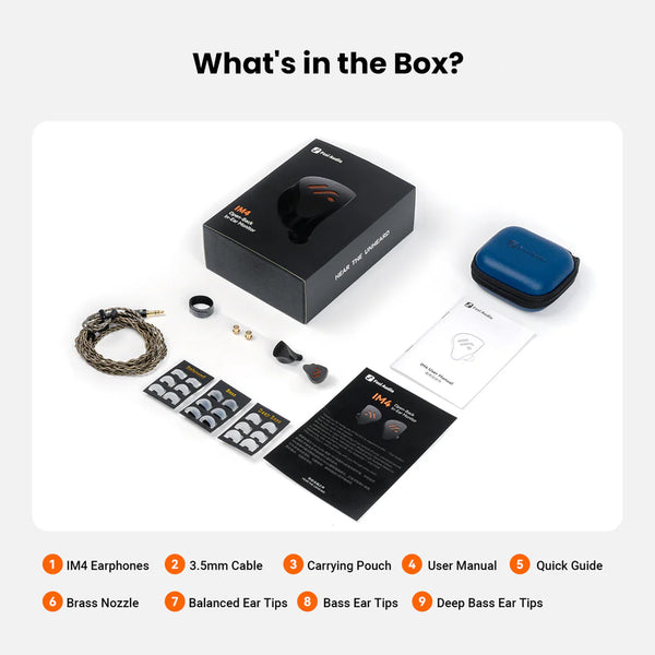 Fosi Audio – IM4 Single DD Open Back In-Ear Monitor - 9