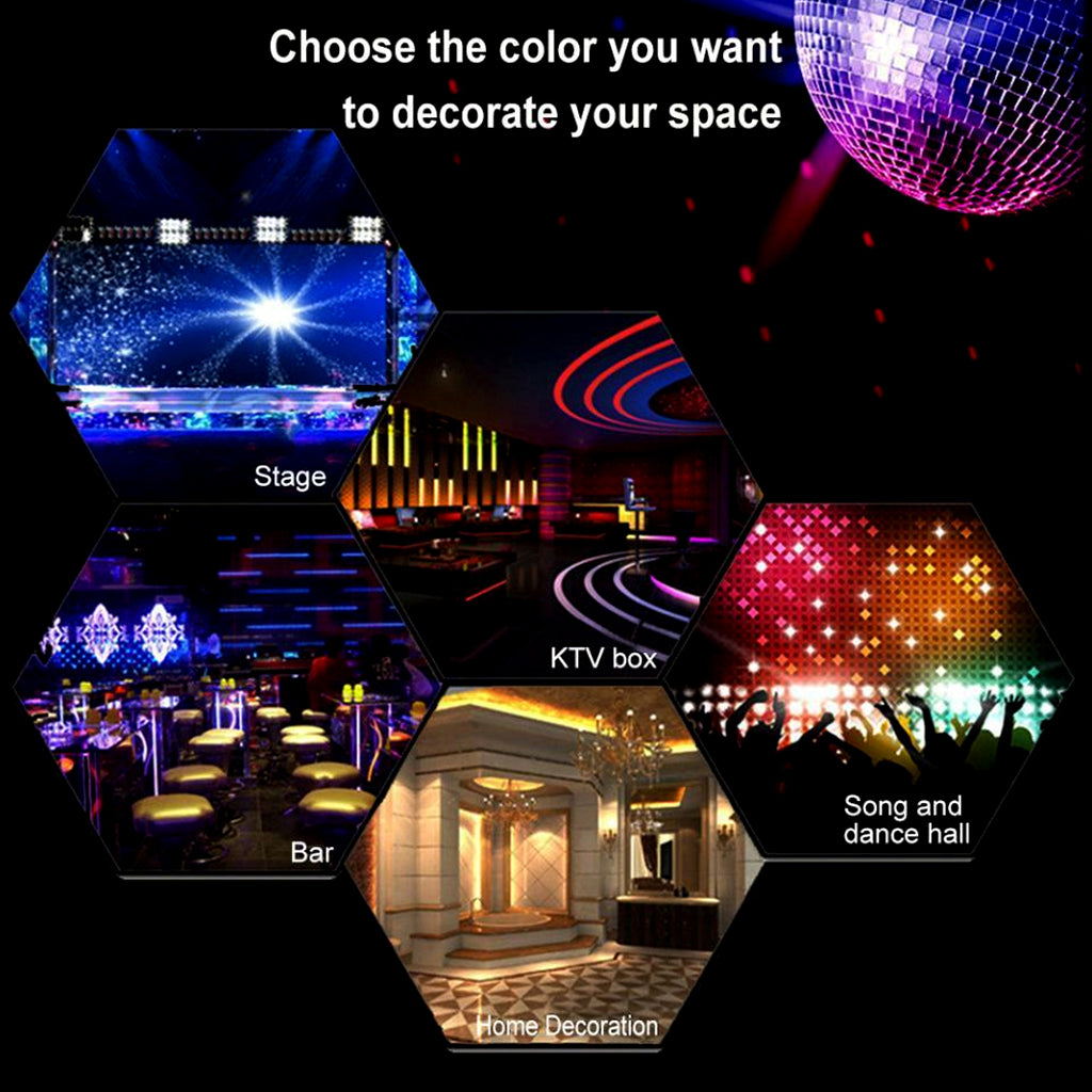 TECPHILE - 4 Pin RGB LED Strip Light IR Music Controller