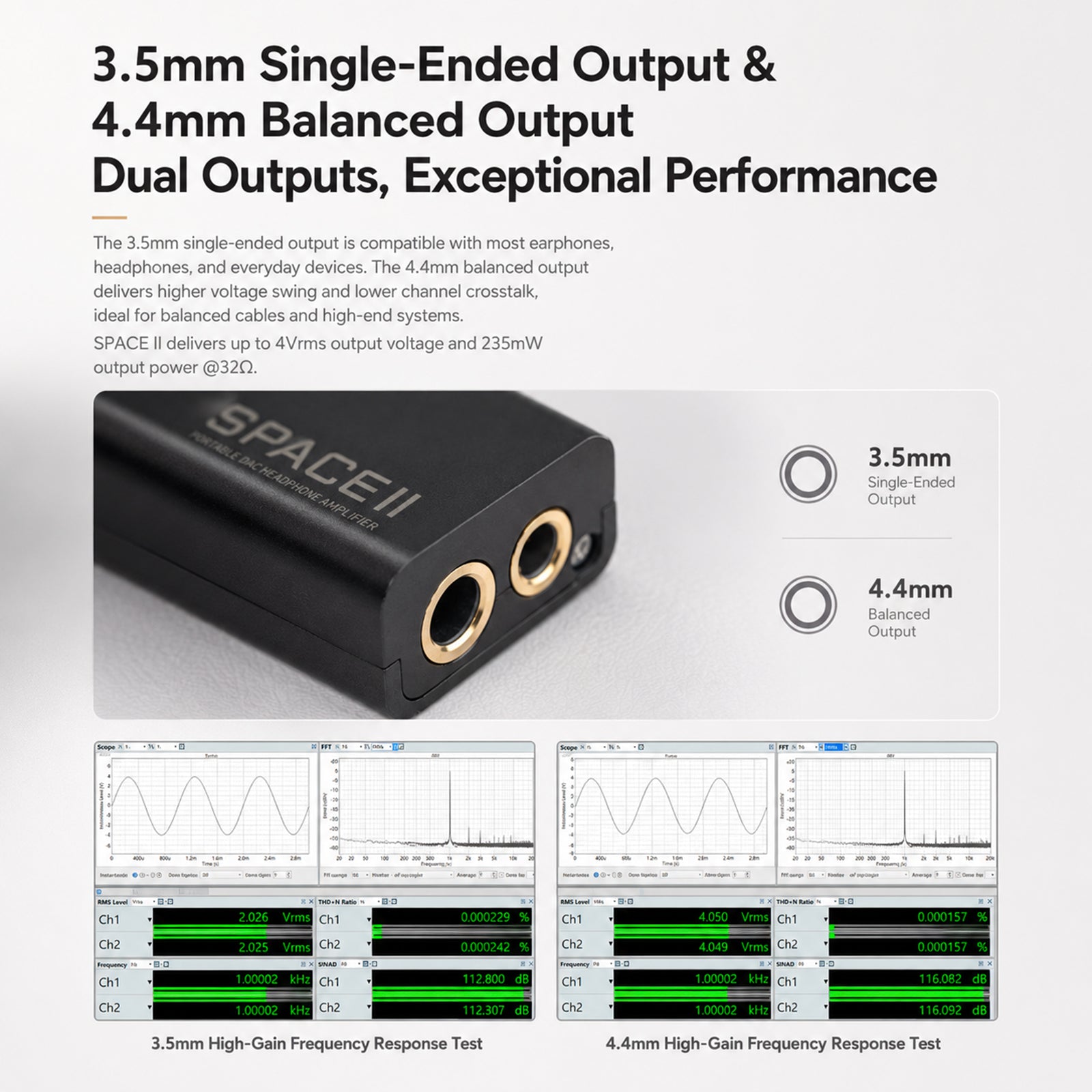 TANCHJIM - Space II Dual CS43131 Portable USB DAC & Amp