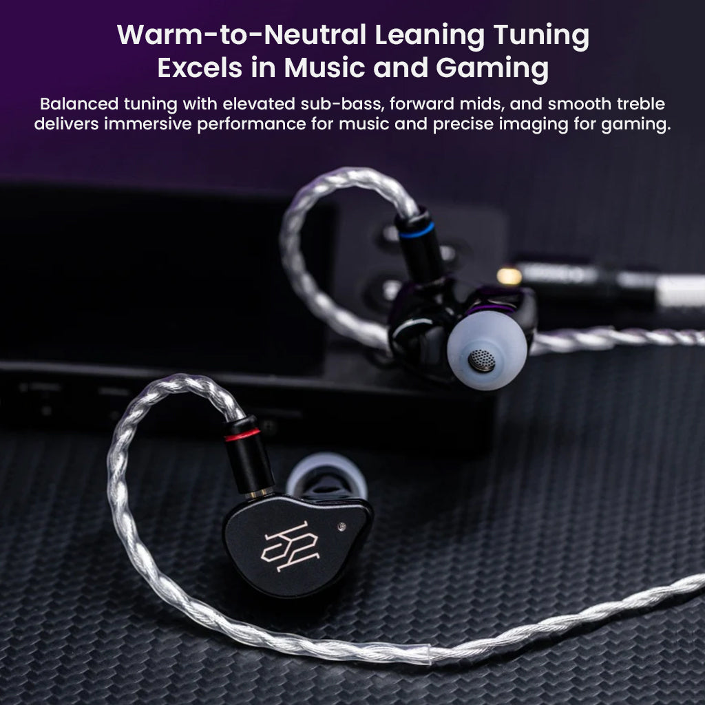 SIMGOT – SuperMix 5 1BC+1DD+2BA+1MP Quadbrid In-Ear Monitor SIMGOT – SuperMix 5 1BC+1DD+2BA+1MP Quadbrid In-Ear Monitor