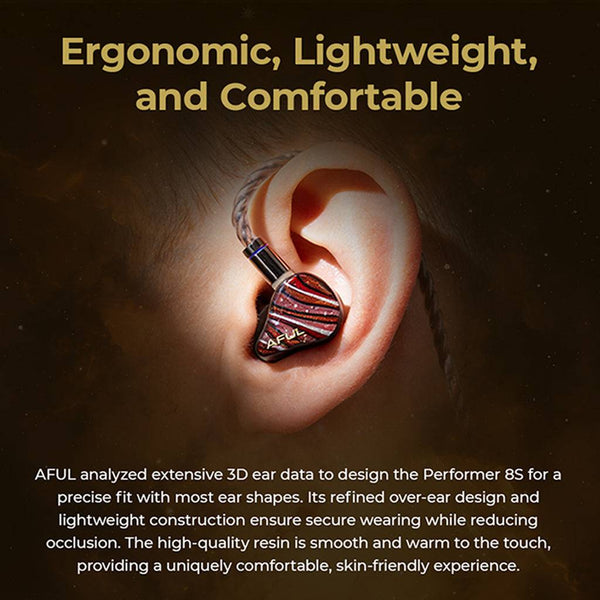 AFUL - Performer 8S 1DD + 6BA + Passive Radiator + MicroPlanar Quadbrid IEM - 11