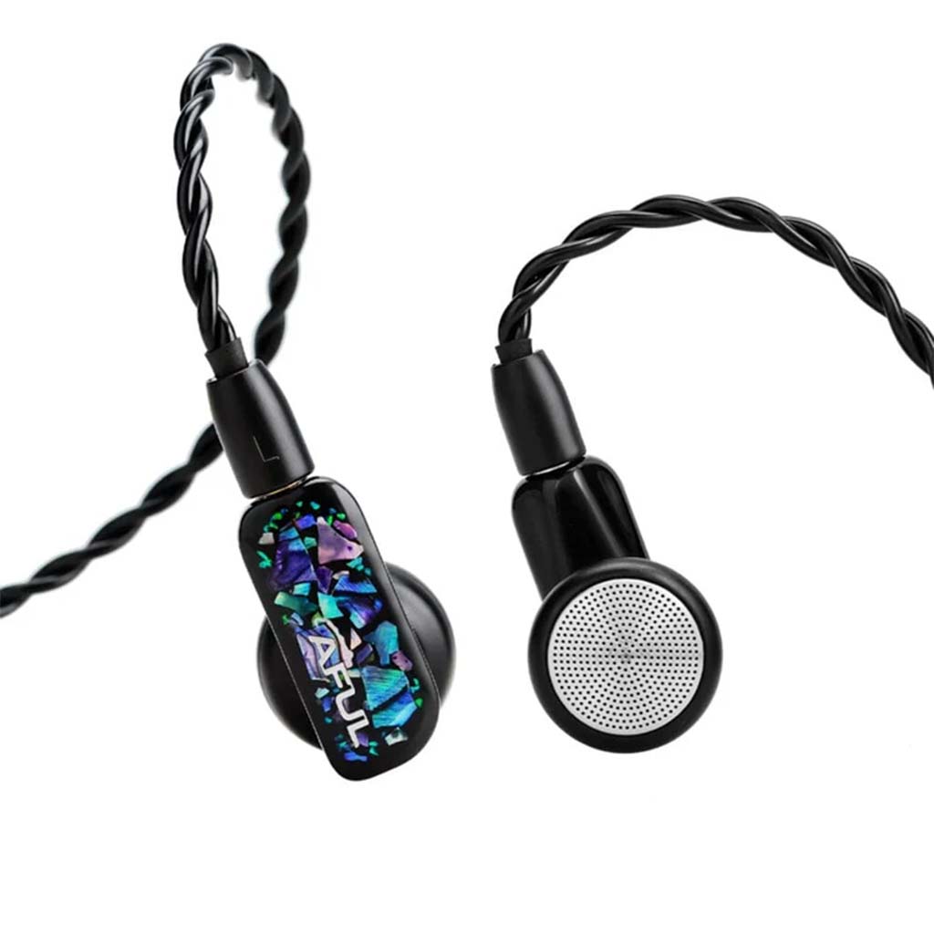AFUL - PolarNight 15.4mm Dynamic Driver HiFi Earbuds with flat head design and dual-resonance damping, ideal for audiophile-grade sound quality.
