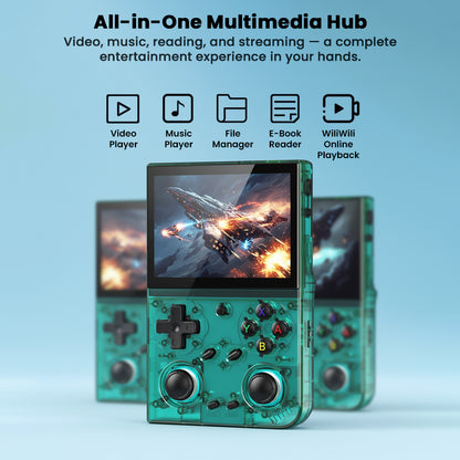 ANBERNIC - RG 35XXPro Handheld Retro Gaming Console with 64GB Card