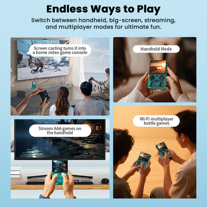 ANBERNIC - RG 35XXPro Handheld Retro Gaming Console with 64GB Card