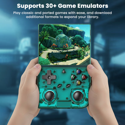 ANBERNIC - RG 35XXPro Handheld Retro Gaming Console with 64GB Card