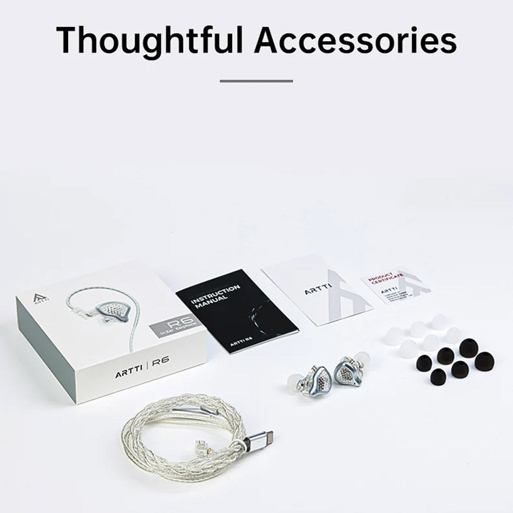 ARTTI R6 Dynamic Driver In Ear Monitor with Mic | Concept Kart