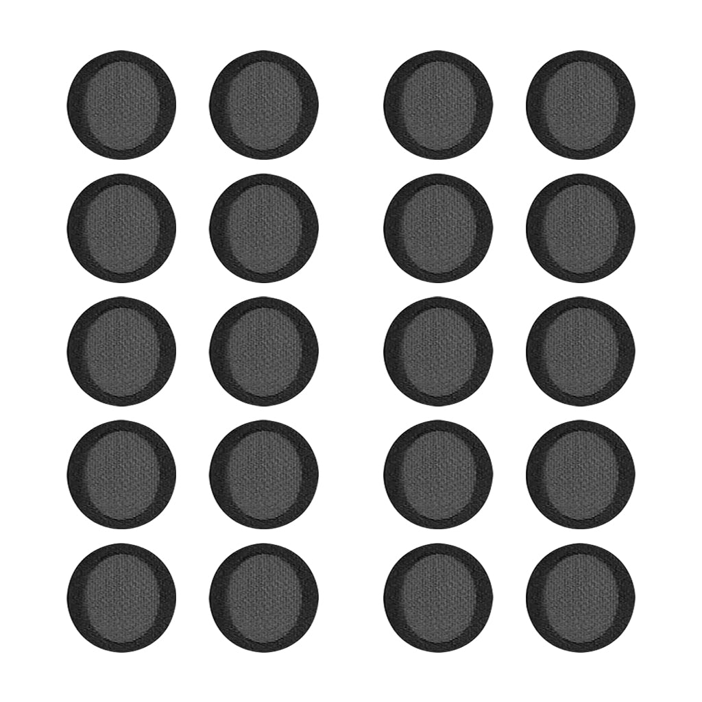 AUDIOCULAR IEM Nozzle Filters Acoustic Mesh 10 Pairs in black, ideal for optimizing IEM sound quality and preventing debris entry.