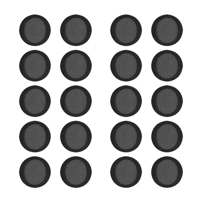 AUDIOCULAR IEM Nozzle Filters Acoustic Mesh 10 Pairs in black, ideal for optimizing IEM sound quality and preventing debris entry.