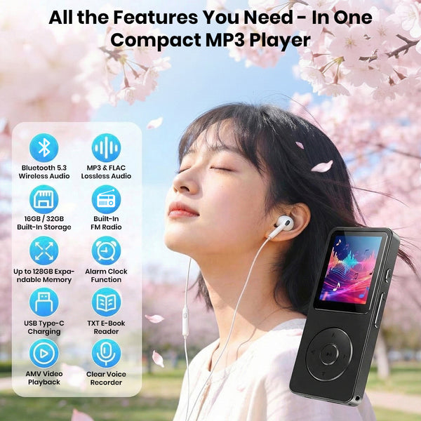 AUDIOCULAR - M61 Portable Bluetooth Mp3 Music Player - 8