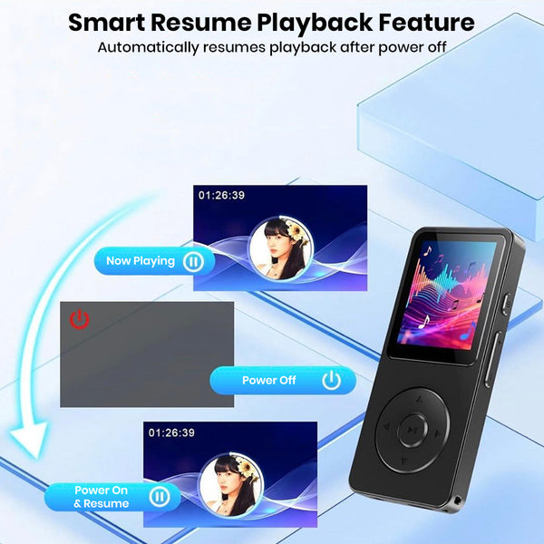 AUDIOCULAR - M61 Portable Bluetooth Mp3 Music Player - 12