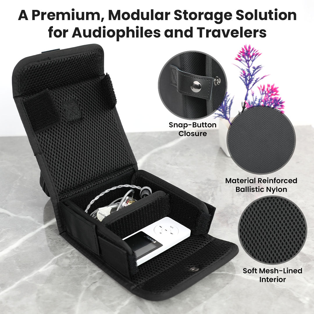 AUDIOCULAR NEST Modular Audio Storage Case for Audiophiles and Travelers 