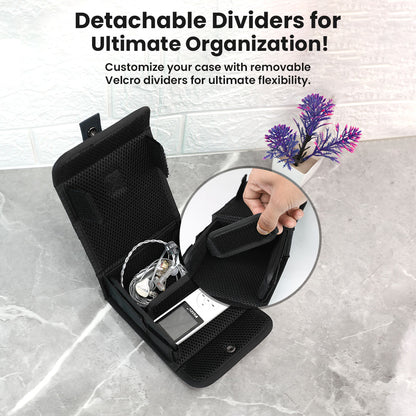 AUDIOCULAR NEST Modular Audio Storage Case with Detachable Dividers 