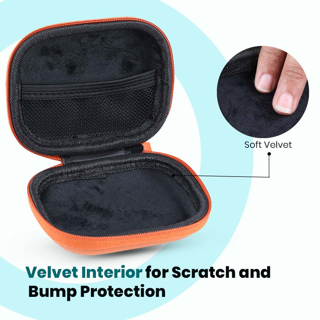AUDIOCULAR Earphone Case for IEMs with soft velvet interior for scratch and bump protection, ensuring safe storage of audio accessories.