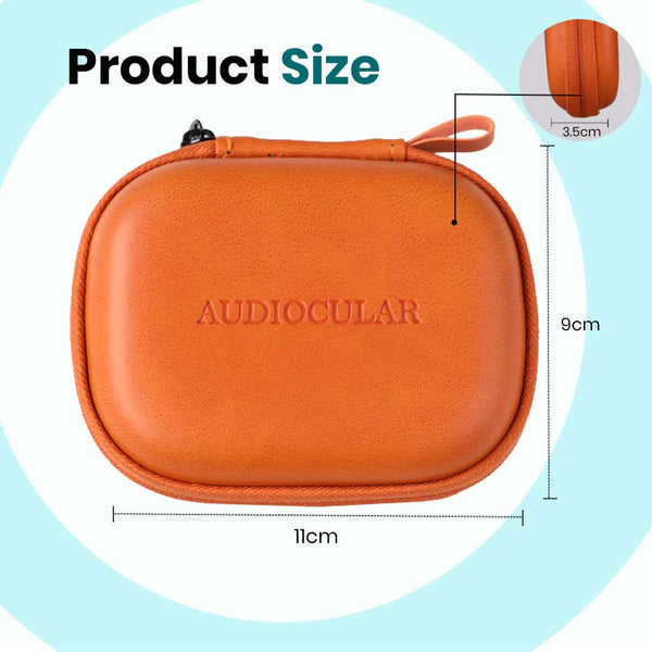 AUDIOCULAR – Nano PU Leather Earphone Case for IEMs - 6