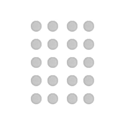 AUDIOCULAR nozzle filters in a grid layout