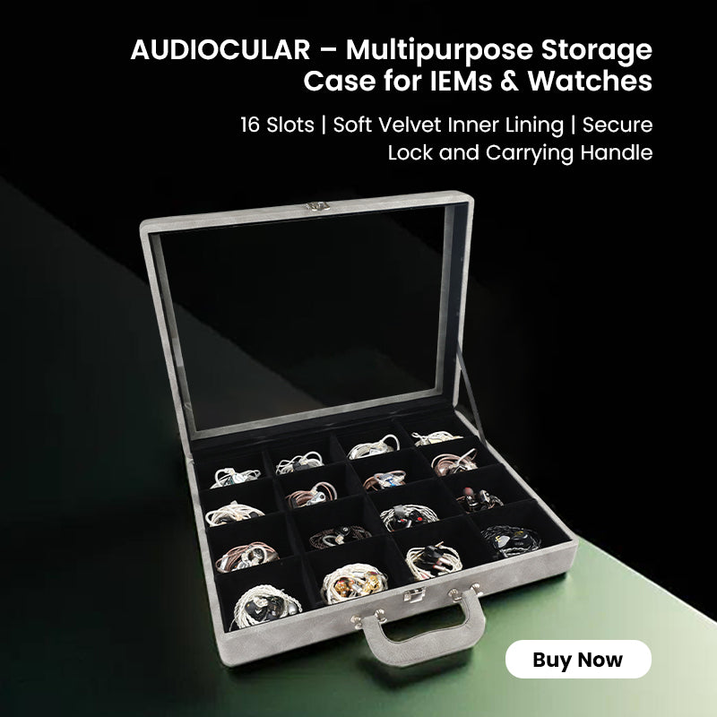 AUDIOCULAR Multipurpose Storage Case for IEMs and Watches