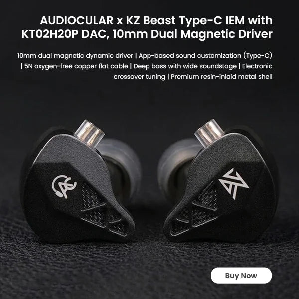 AUDIOCULAR x KZ Beast 