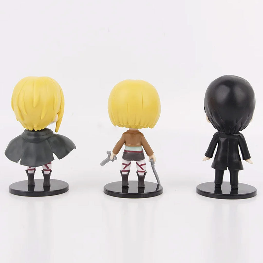 Anime Action Figure Attack on Titan AOT 6pcs Anime Figurine