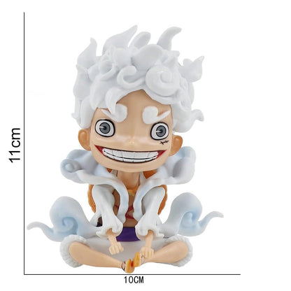 Anime Action Figures Naruto, Kakashi, Luffy, Nezuko Bobblehead Toy