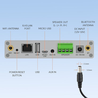  Arylic A30 30W x 2 Wireless Mini Stereo Amplifier for speaker product specification