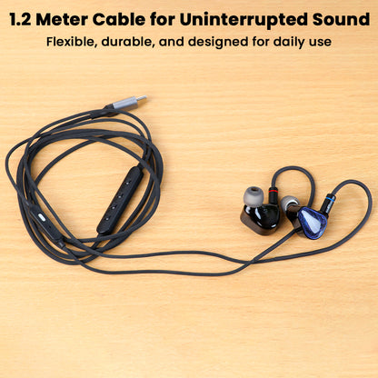 Audiocular C08 1.2 meter cable offers flexible, durable design for uninterrupted sound and daily use convenience.