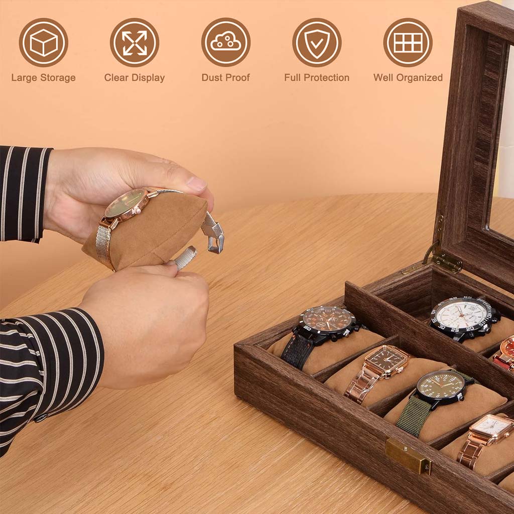 Audiocular AC37 Premium Organizer Box for Watches, IEMs, and Cables for Large storage