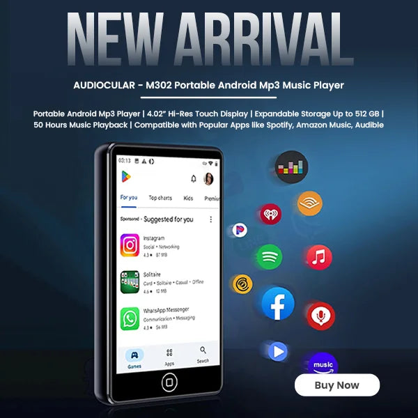 Portable Android Mp3 Music Player