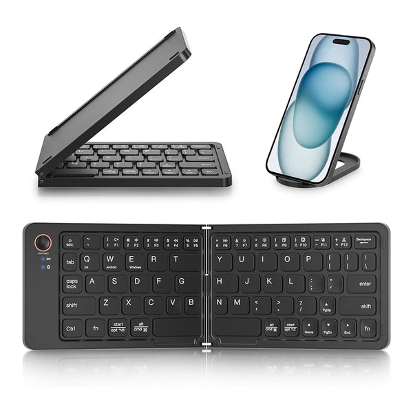 B023 Portable Wireless Multi-Device Foldable Keyboard - 1