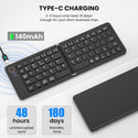 B023 Portable Wireless Multi-Device Foldable Keyboard - 3