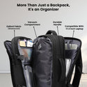 BANGE - 3028 35L Smart Travel Backpack with USB Port Fit for 17.3" Laptop - 3