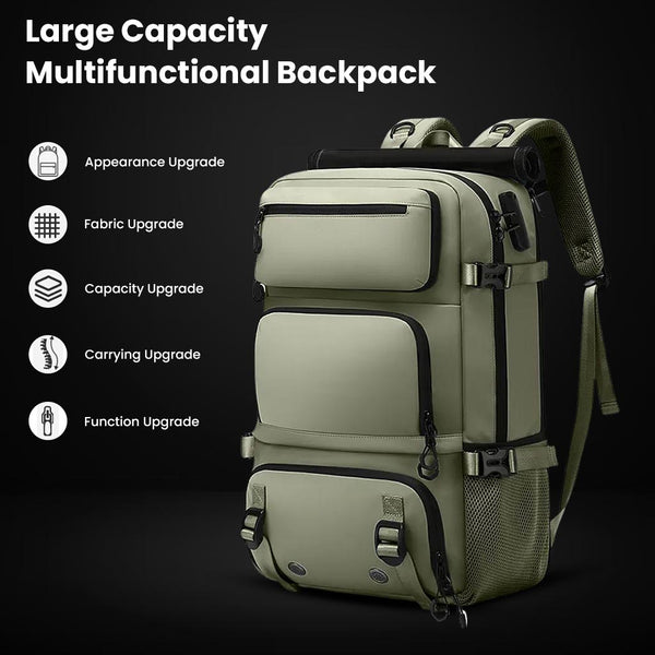 BANGE – 1810 35L Large Capacity Bag Travelling Backpack with Detachable Sling Bag - 8