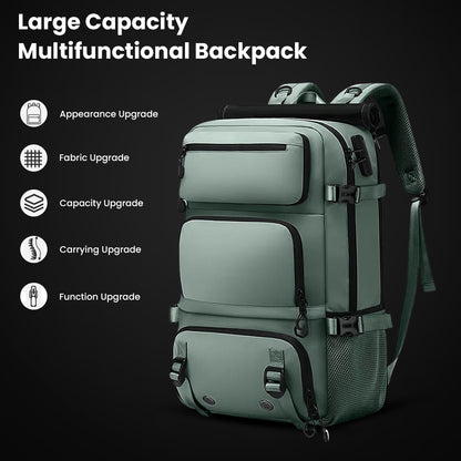 BANGE 1810 35L Large Capacity Bag Travelling Backpack with Detachable Sling Bag