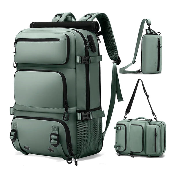 BANGE 1810 35L Large Capacity Bag Travelling Backpack with Detachable Sling Bag - 21