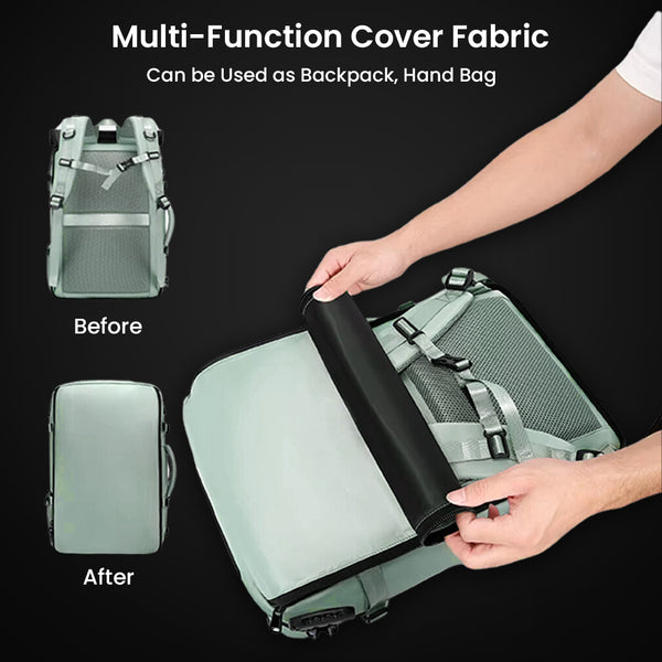 BANGE 1810 35L Large Capacity Bag Travelling Backpack with Detachable Sling Bag - 6