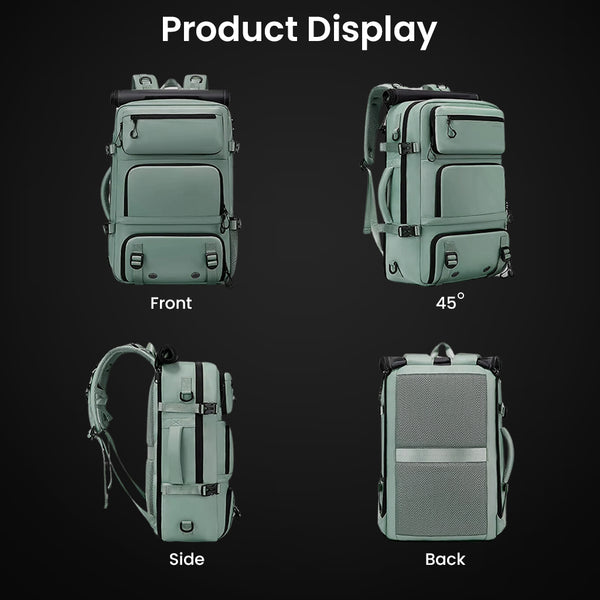 BANGE 1810 35L Large Capacity Bag Travelling Backpack with Detachable Sling Bag - 17