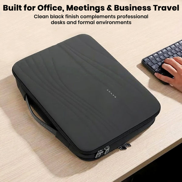 BANGE - 8018 Hardshell Waterproof 14" Laptop Messenger Bag Briefcase for Men - 9