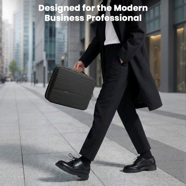 BANGE - 8018 Hardshell Waterproof 14" Laptop Messenger Bag Briefcase for Men - 11