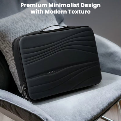BANGE Laptop Bag with premium minimalist design and modern wave-textured surface, ideal for stylish professionals.