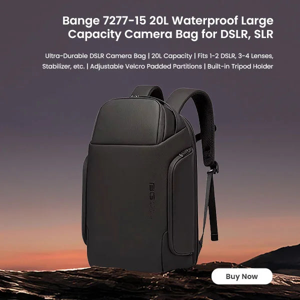 Bange 7277-15 20L Waterproof Large Capacity Camera Bag for DSLR, SLR