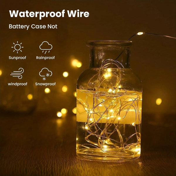 Battery Fairy Lights 10M with 100 Warm LEDs for Home & Festive Decor - 2