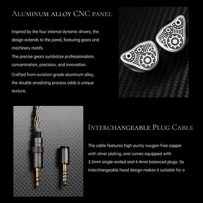 Binary Acoustics Dynaquattro OFC Modular cable