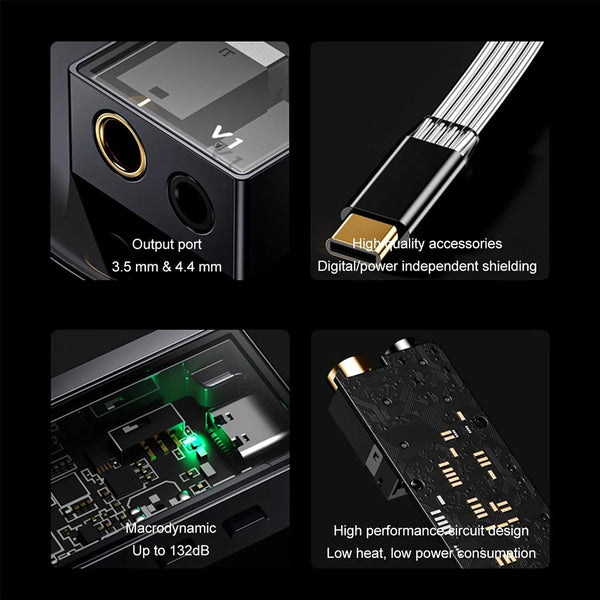 BLON - V1 Dual CS43131 DAC Chipset Portable DAC & Amp - 4