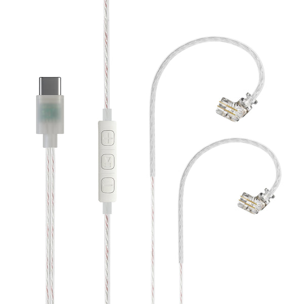 AUDIOCULAR - RC1 Silver-Plated Replacement Cable for KZ IEMs - 9