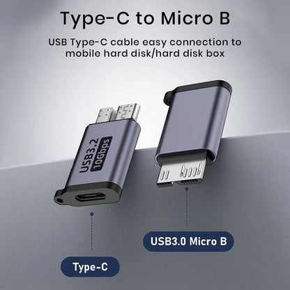 TECPHILE CA106 Adapter Grey USBA CM type-c to micro-b 