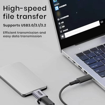 TECPHILE CA106 Adapter Grey USBA CM high-speed file transfer