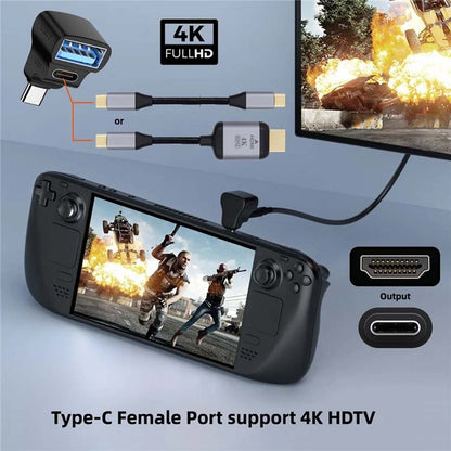 Tecphile CA130 USBA F Adapter Black CM CF 4K FULL HD
