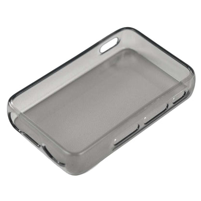 HiBy R1 Transparent Case with precise cutouts for ports and buttons, ensuring full functionality and non-slip grip.