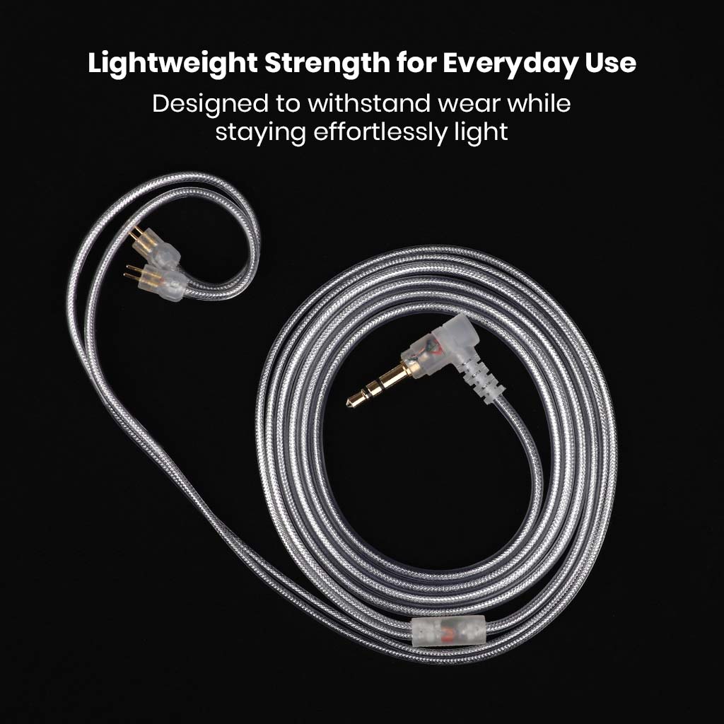 Lightweight and durable Moondrop – Chu 2 Replacement Cable built for everyday use, combining strength with minimal weight for comfort.